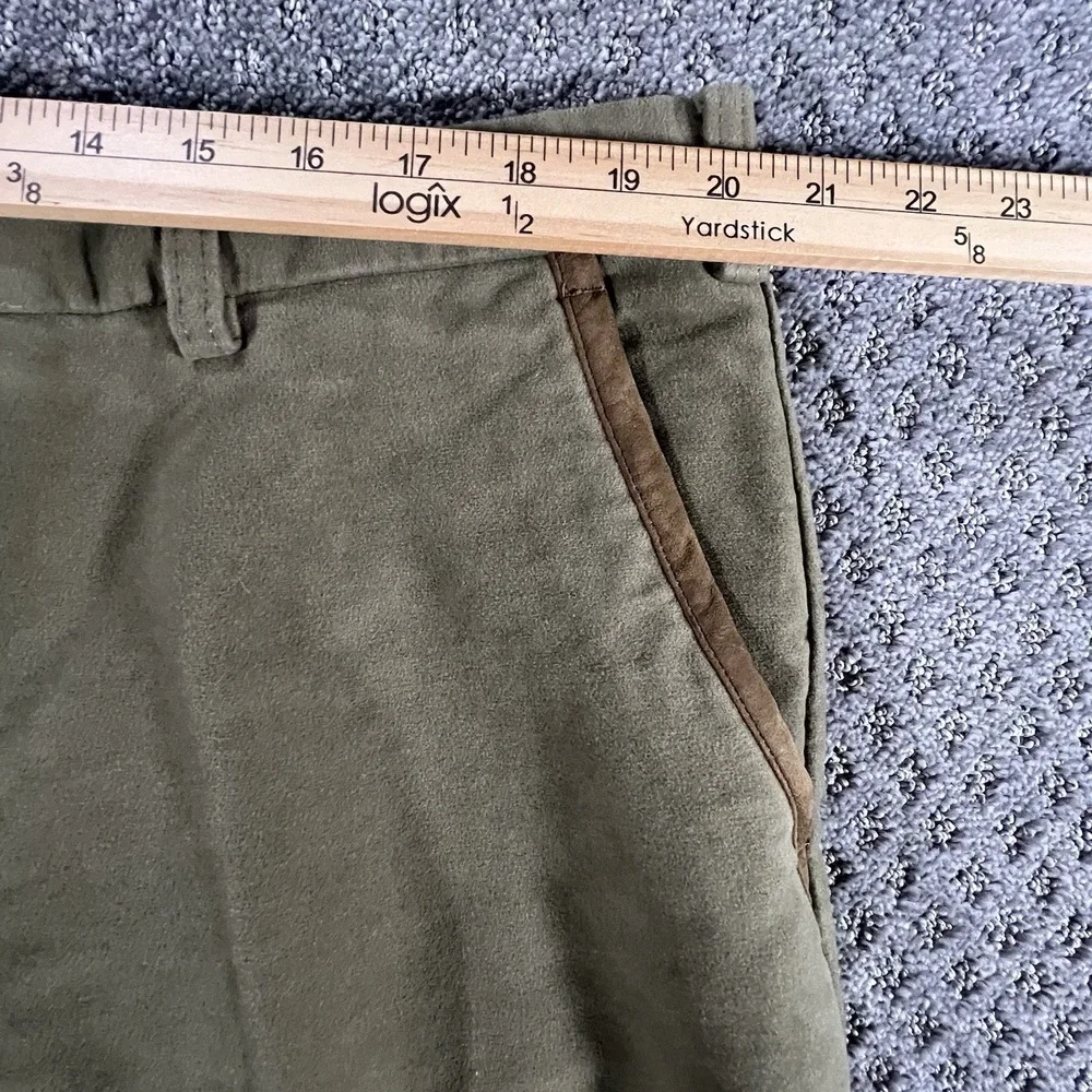Orvis Men Size 40 Tan Suede Brown Trim Cotton Five Pocket‎ Hunting Pants